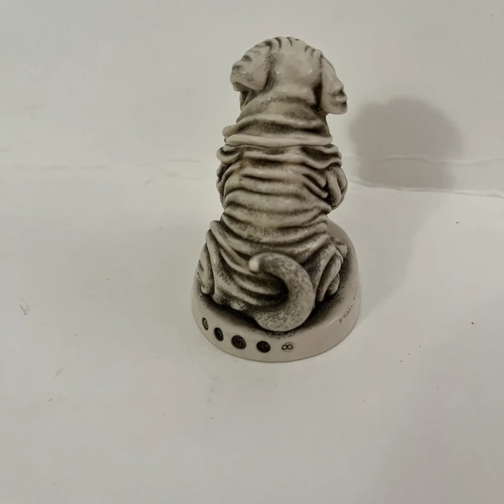 Harmony Kingdom - FUSS POT - 1998 Shar Pei Dog Small Treasure Jest -  TJHO4